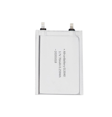 TBD 3,7V 70mAh εξαιρετικά λεπτή μπαταρία LiPo για ηλεκτρονικές ετικέτες RFID