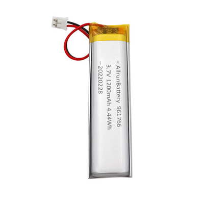 πακέτα λι-πολυμερών μπαταριών συνήθειας 3.7V 1200mAh εξαιρετικά στενά για τις φορητές ιατρικές συσκευές