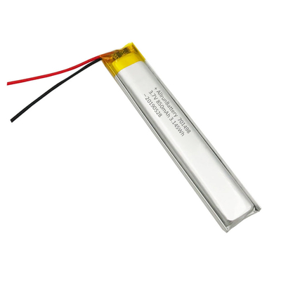 Ελαφριά μπαταρία LiPo 3,7 V 850 mAh Εξαιρετικά στενές προσαρμοσμένες μπαταρίες LiPo