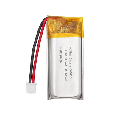 Προσαρμοσμένη μπαταρία LiPo 3,7V 180mAh 1C Επαναφορτιζόμενη μπαταρία Li Poly