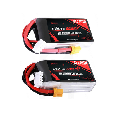 Μπαταρία 35C 14,8 V LiPo Υψηλής ταχύτητας 4S Μπαταρία LiPo 2200 mAh
