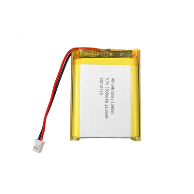 Προσαρμοσμένη μπαταρία 3,7 V 3500 mAh σε σχήμα ορθογωνίου / μπαταρία LiPo 134055