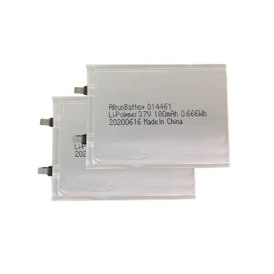 Λεπτή μπαταρία LiPo 3,7 V 180 mAh Μπαταρία πολυμερούς λιθίου Εξαιρετικά λεπτή 1 mm