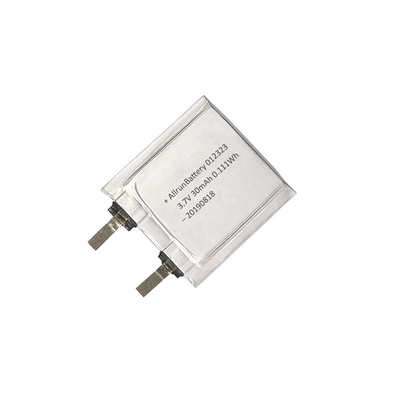 3,7V 30mAh LiPo Μπαταρία 1mm Ultra Thin Li Polymer Battery Cell 012323