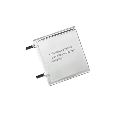 Συσκευή αναπαραγωγής MP5 3,7 V 130 mAh Εξαιρετικά λεπτή μπαταρία LiPo Long Cycle 104348