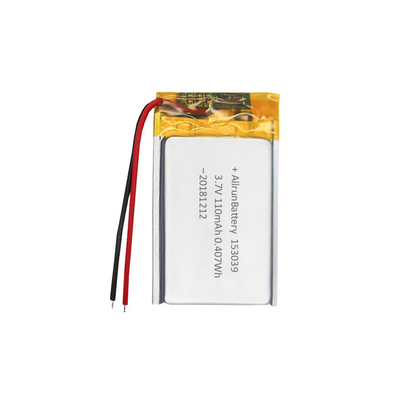 Μπαταρία LiPo 3,7 V 110 mAh / Εξαιρετικά λεπτές επαναφορτιζόμενες μπαταρίες πολυμερούς λιθίου