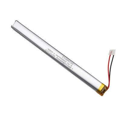 Αξιόπιστη μπαταρία 3,7 V 2000 mAh Προσαρμοσμένη μπαταρία LiPo Εξαιρετικά στενή για στυλό Drive Sticks