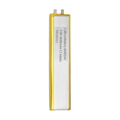 Σταθερότητα 4600mAh 3,8V Προσαρμοσμένη μπαταρία LiPo Εξαιρετικά στενό όργανο ανίχνευσης
