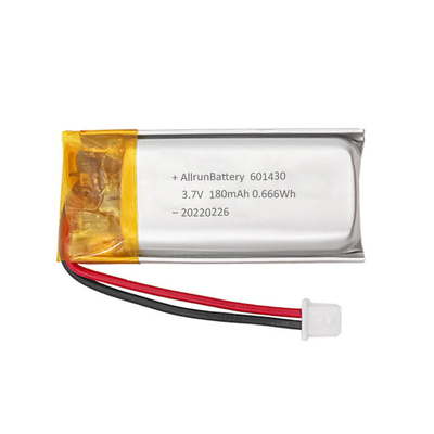 Προσαρμοσμένη μπαταρία LiPo 3,7V 180mAh 1C Επαναφορτιζόμενη μπαταρία Li Poly