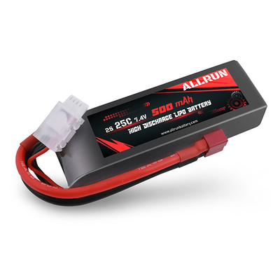 25C 2S 500mAh 7,4V μπαταρία LiPo υψηλής εκφόρτισης για ηλεκτρικά εργαλεία