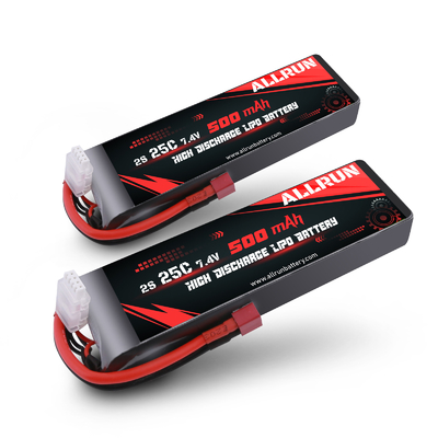 25C 2S 500mAh 7,4V μπαταρία LiPo υψηλής εκφόρτισης για ηλεκτρικά εργαλεία