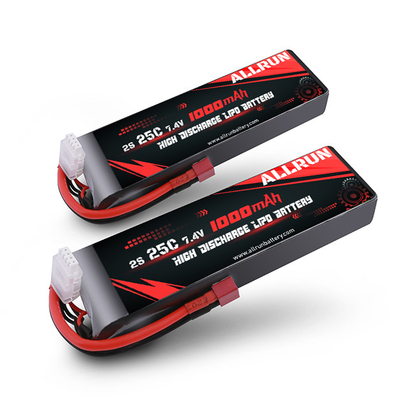 1000mAh 2S Μπαταρία LiPo υψηλής εκφόρτισης 25C 7,4V Li Polymer Battery Battery