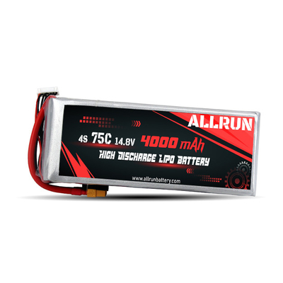 75C 4000mAh 4S LiPo Battery 14,8V Υψηλής ταχύτητας C Πακέτο μπαταρίας LiPo