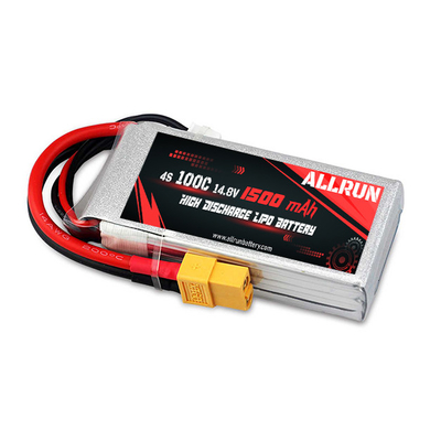 14,8V 4S 1500mAh Μπαταρία LiPo 100C Πακέτο μπαταρίας LiPo υψηλής ταχύτητας C