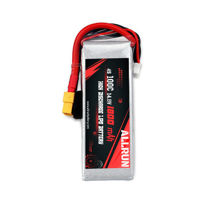Επαναφορτιζόμενη μπαταρία 100C 1800mAh 4S LiPo Battery High Rate C 14,8V Battery LiPo