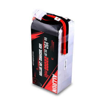 25C 6S 22000mAh Μπαταρία LiPo 22,2V Υψηλής ταχύτητας C Πακέτο μπαταρίας LiPo