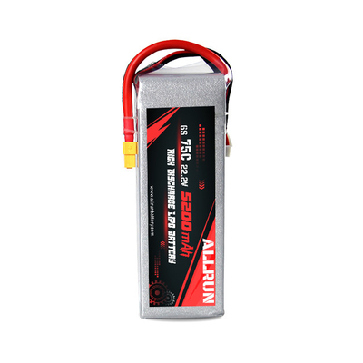 9048155 75C 22,2V 6S 5200mAh Πακέτο μπαταρίας LiPo υψηλής εκφόρτισης