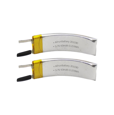 VR Battery Li Polymer 3,7 V 43mAh Curved Rechargeable Battery LiPo