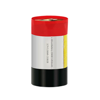 Ελαφριά κυλινδρική μπαταρία LiPo 1450mAh 3,7 V Li Polymer Battery