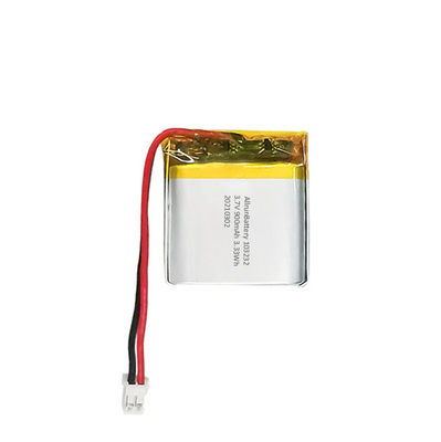 Τετράγωνη μπαταρία LiPo 3,7 V 900 mAh / Πακέτο μπαταριών πολυμερούς λιθίου 3,7 V