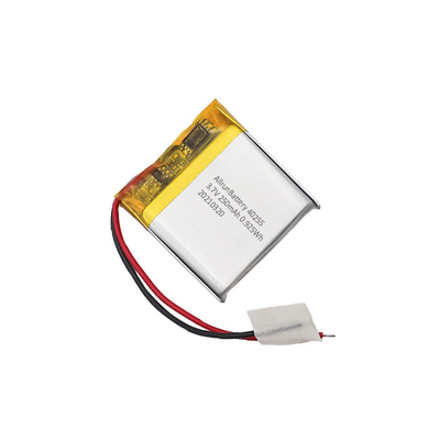 Ελαφρύ 3,7 V 250 mAh LiPo μπαταρία Τετράγωνη επαναφορτιζόμενη μπαταρία ιόντων λιθίου πολυμερούς