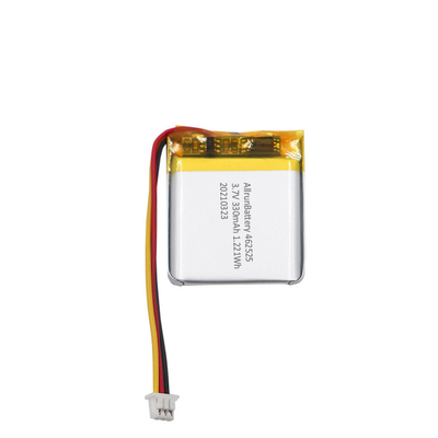 Επαναφορτιζόμενη μπαταρία 3,7 V 330 mAh σε τετράγωνο σχήμα / πακέτο μπαταρίας LiPo