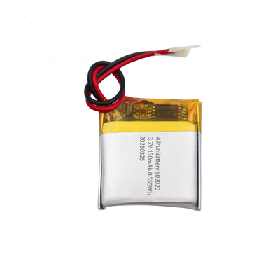 Ισχυρό 3,7 V 150 mAh επαναφορτιζόμενη τετραγωνική μπαταρία LiPo 502020