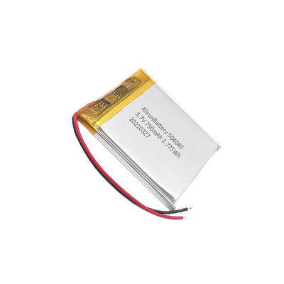 Ελαφρύ 3,7 V LiPo μπαταρία 750 mAh Επαναφορτιζόμενη τετραγωνική μπαταρία LiPo