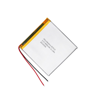 Επαναφορτιζόμενη τετράγωνη μπαταρία Li Polymer 3,7 V 3000mah Μπαταρία LiPo