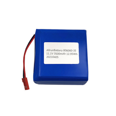 Τετράγωνο 3500mAh 11,1 V Ιατρική Μπαταρία Λιθίου Επαναφορτιζόμενη