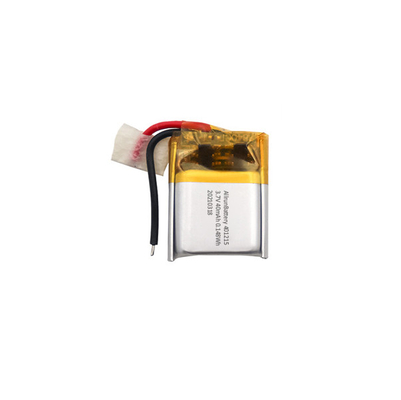 3,7V 40mAh Ultra Small LiPo Battery / Lithium Polymer Battery 401215