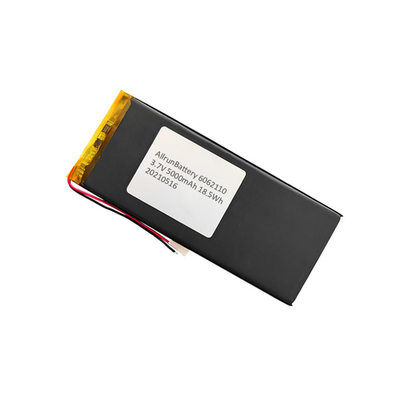 Ελαφριά πολυμερής μπαταρία λιθίου 3,7 V 5000 mAh Επαναφορτιζόμενη μπαταρία λιθίου