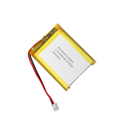 Προσαρμοσμένη μπαταρία 3,7 V 3500 mAh σε σχήμα ορθογωνίου / μπαταρία LiPo 134055