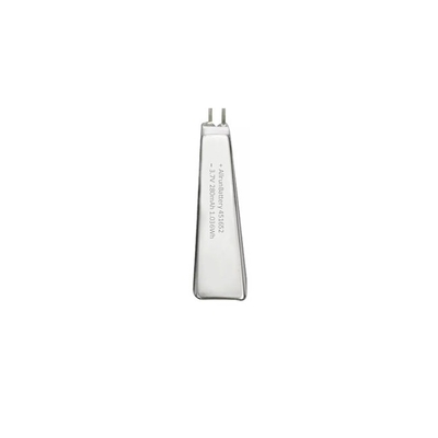 Προσαρμοσμένο σχήμα Μπαταρία LiPo 3,7 V 280 mAh Επαναφορτιζόμενη μπαταρία πολυμερούς λιθίου TBD