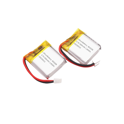 Φορητή μπαταρία σε σχήμα ορθογωνίου 3,7 V LiPo μπαταρία 500 mAh