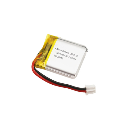 Φορητή μπαταρία σε σχήμα ορθογωνίου 3,7 V LiPo μπαταρία 500 mAh