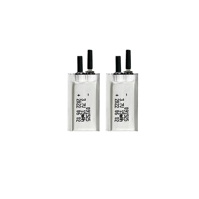 3,7V 15mAh Προσαρμοσμένη επαναφορτιζόμενη εξαιρετικά λεπτή μπαταρία LiPo 091525